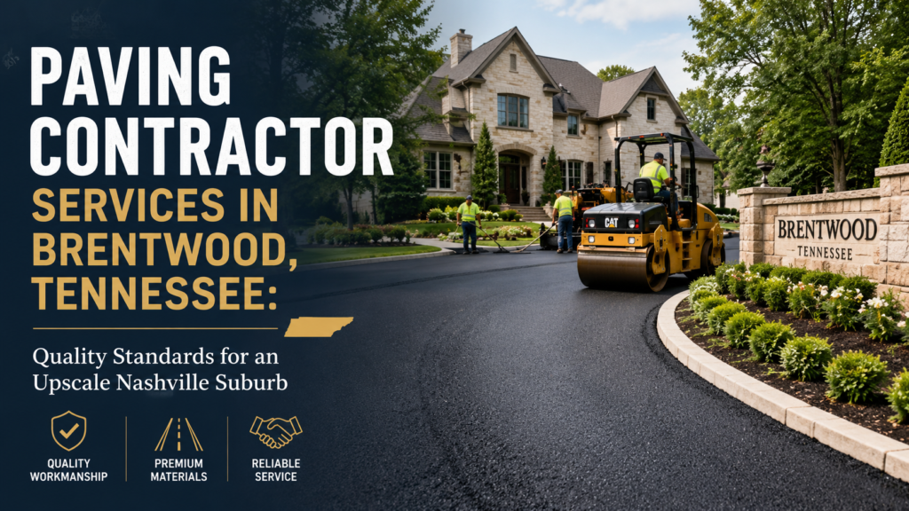Paving Contractor Services in Brentwood, Tennessee: Quality Standards for an Upscale Nashville Suburb
