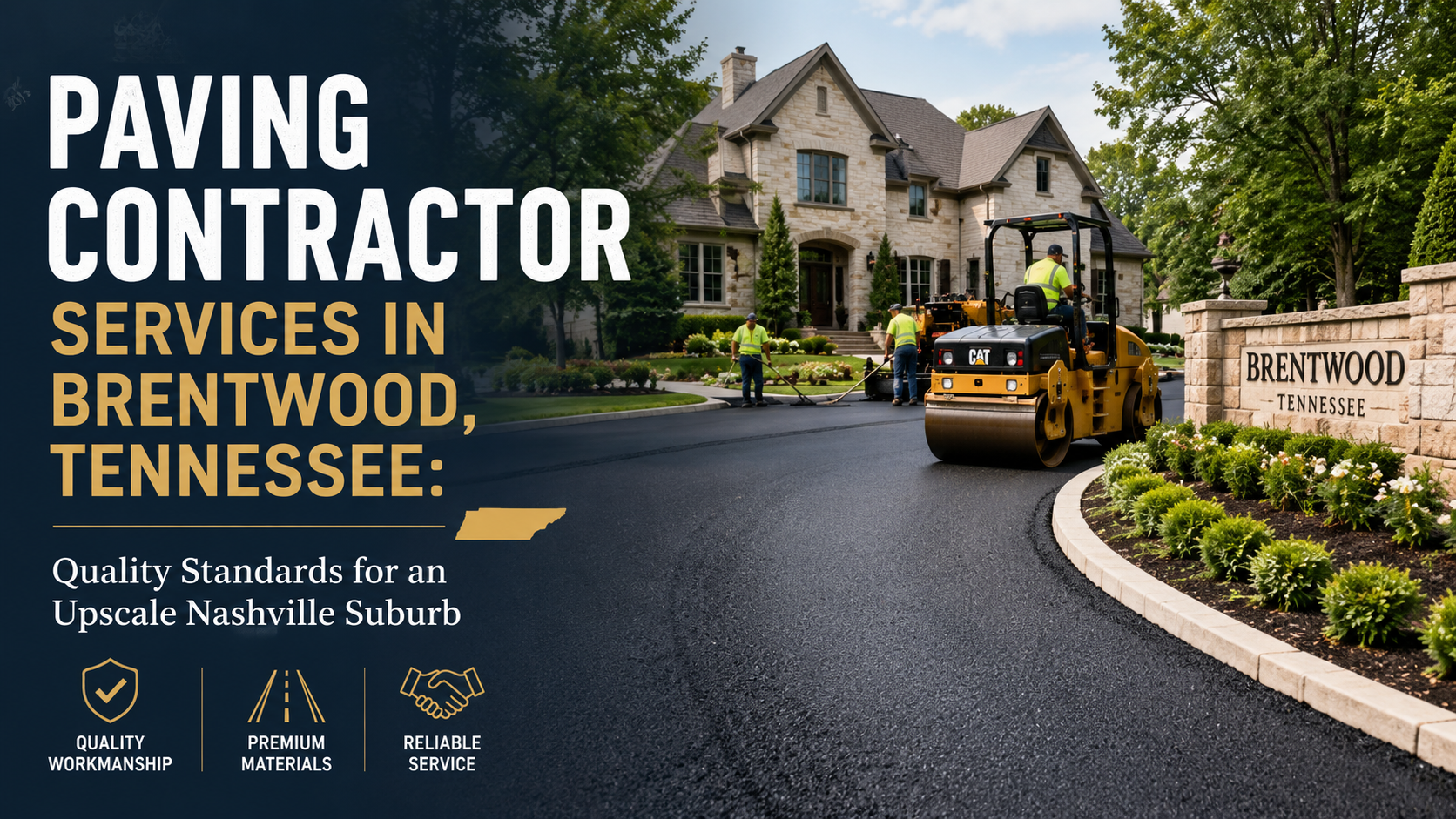 Paving Contractor Services in Brentwood, Tennessee: Quality Standards for an Upscale Nashville Suburb